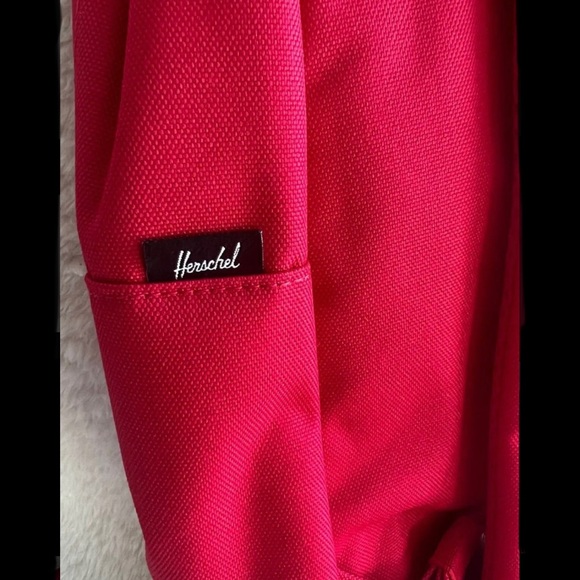 Herschel Heritage Backpack Red/Saddle Brown School Backpack Laptop Bag Travel - Picture 8 of 8
